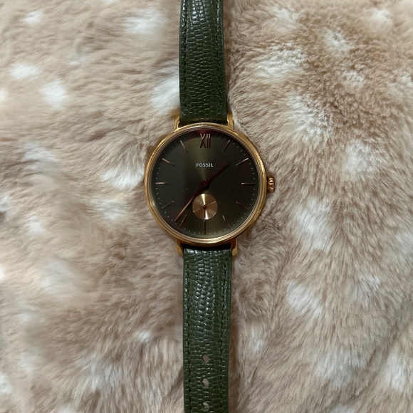 Fossil Kayla Olive Watch - Picture 1 of 3